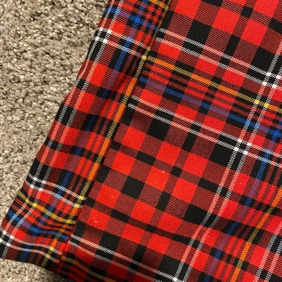 Plaid wide leg slacks - Picture 4 of 5